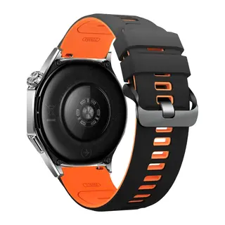 Apple Watch Ultra 49mm Minoc Kordon - Siyah-Turuncu