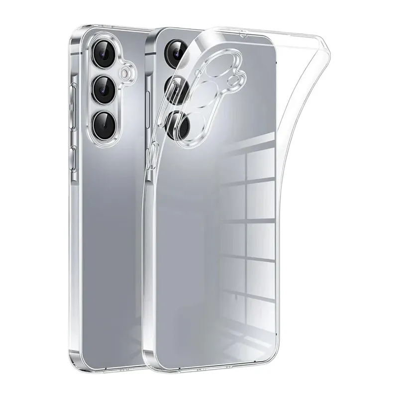 Samsung Galaxy A57 5G Lüx Şeffaf Silikon - Şeffaf
