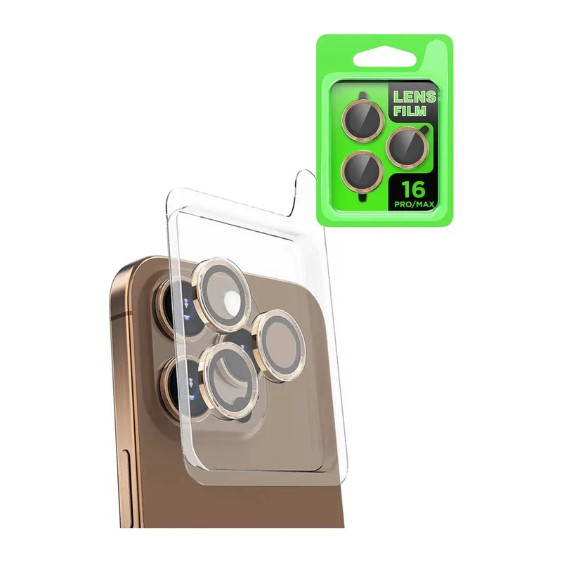 Apple iPhone 16 Pro Raze Metal Kamera Lens - Desert