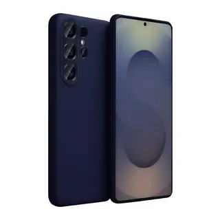 Samsung Galaxy S26 Ultra Nano içi Kadife Silikon - Lacivert