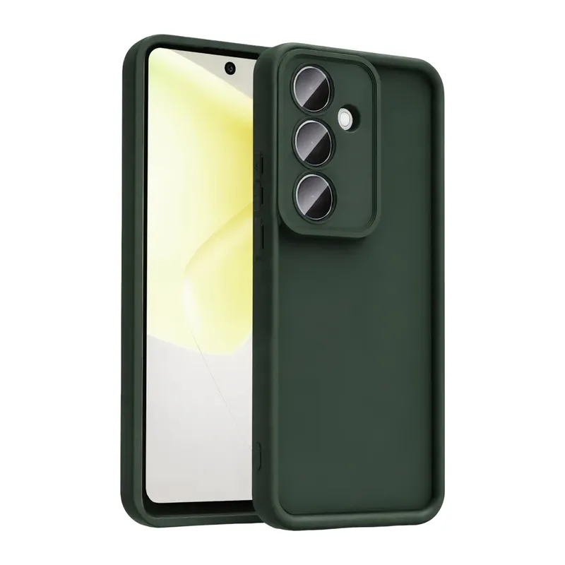 Samsung Galaxy A57 5G Viera Silikon - Koyu Yeşil