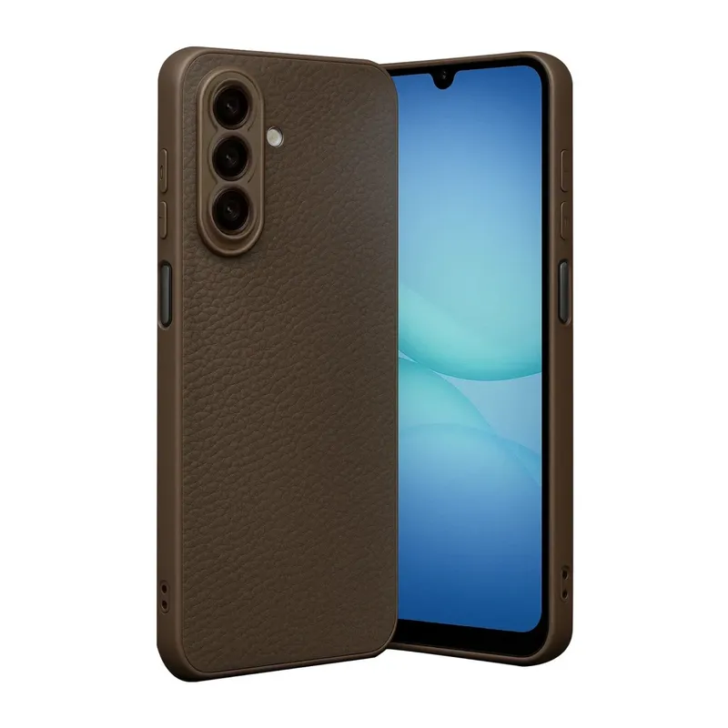 Samsung Galaxy A57 5G Thermax Silikon Kılıf - Kahverengi