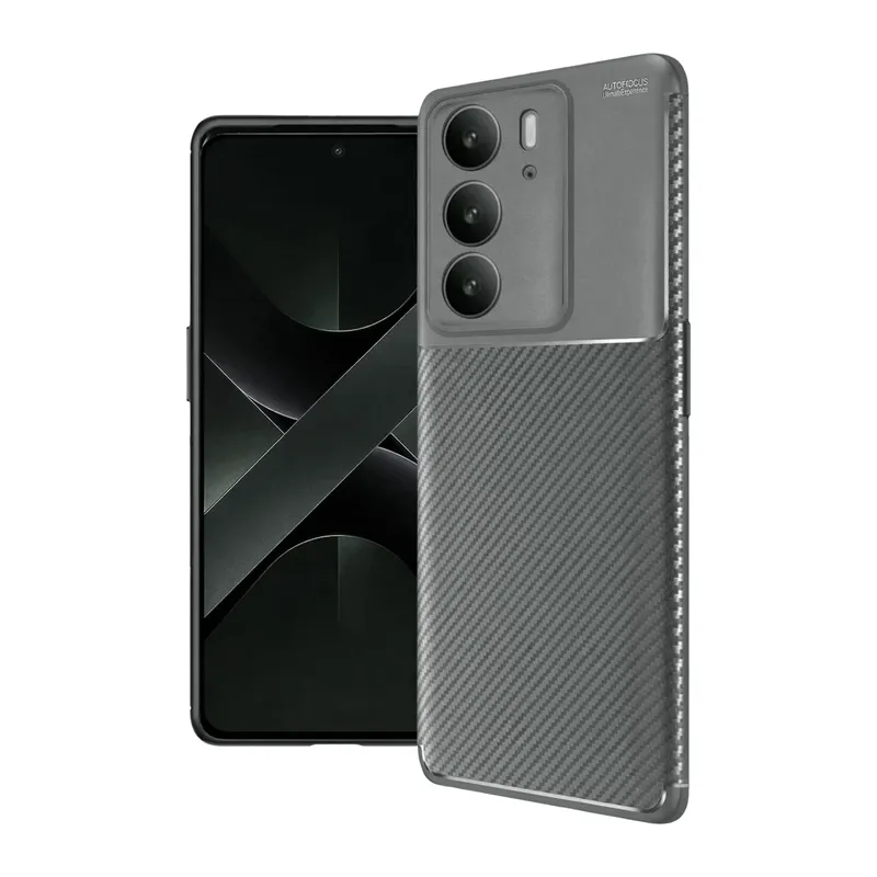 Realme C75 4G Auto Focus Karbon Kapak - Gri