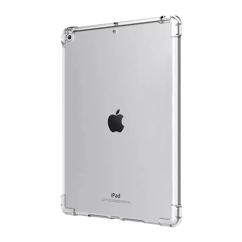 Apple iPad 10.2 (7.nesil) Kılıf Anti Shock Tablet Silikon - Şeffaf