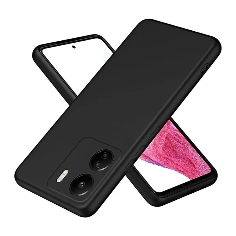 Xiaomi Redmi 13C Kılıf First Silikon - Siyah