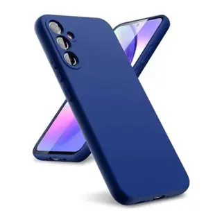 Samsung Galaxy A24 4G Kılıf First Silikon - Lacivert