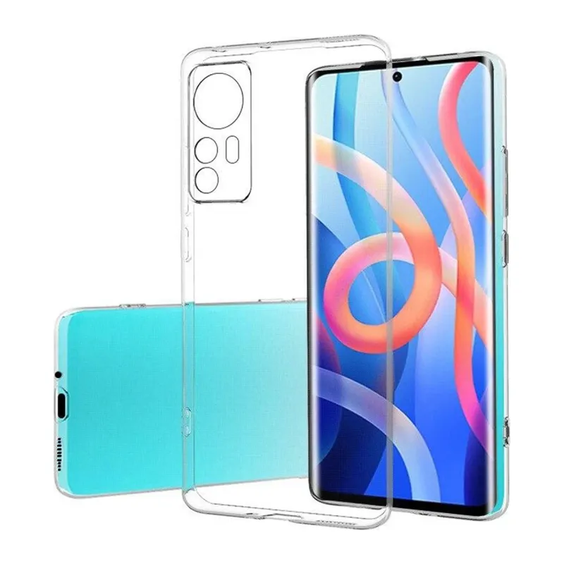 Xiaomi Mi 12 Kılıf Lüx Şeffaf Silikon