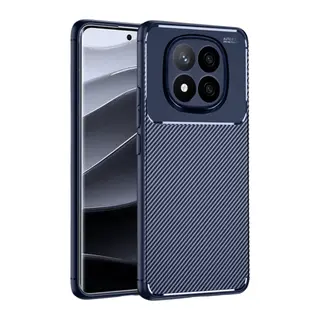 Xiaomi Redmi Note 14 Pro 4G Kılıf Auto Focus Karbon Kapak - Lacivert
