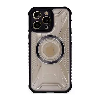 Apple iPhone 14 Pro Kılıf Prag Magneticsafe Kapak - Siyah