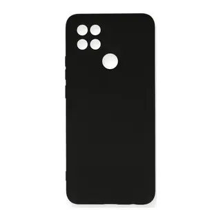 Oppo A15 Kılıf Nano içi Kadife Silikon - Siyah