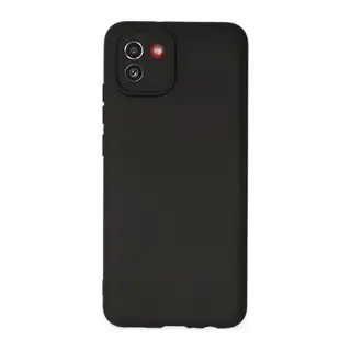 Samsung Galaxy A03 Kılıf First Silikon - Siyah
