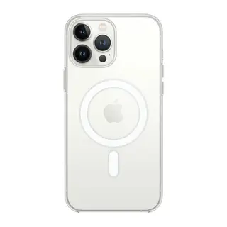Apple iPhone 15 Pro Kılıf Magneticsafe Şeffaf Silikon - Şeffaf