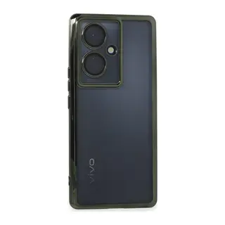 Vivo V29 Lite Kılıf Razer Lensli Silikon - Yeşil