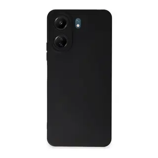 Xiaomi Redmi 13C Kılıf Nano içi Kadife Silikon - Siyah