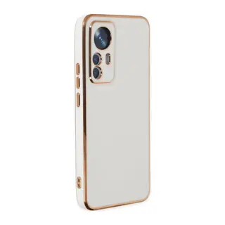 Xiaomi Mi 12T Pro Kılıf Volet Silikon - Beyaz