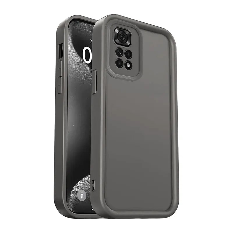 Xiaomi Redmi 10 2022 Kılıf Viera Silikon - Gri