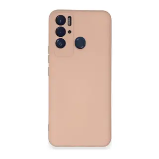 Tecno Pova Neo Kılıf Nano içi Kadife Silikon - Pudra