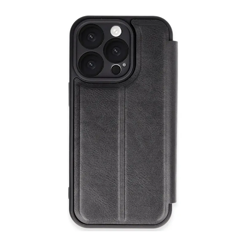 Apple iPhone 16 Pro Max Kılıf Flip Cover - Siyah