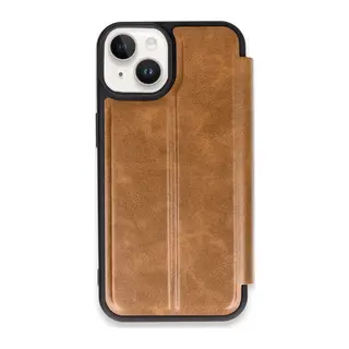 Apple iPhone 14 Kılıf Flip Cover - Taba