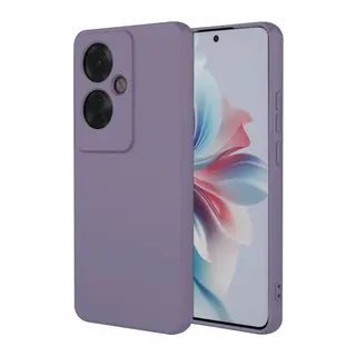 Oppo Reno 11F Kılıf First Silikon - Lila