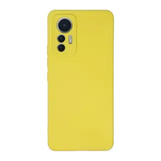 Xiaomi Mi 12 Lite Kılıf Nano içi Kadife Silikon - Sarı