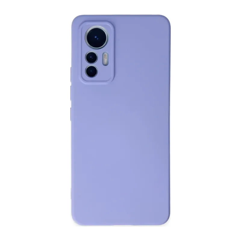 Xiaomi Mi 12 Lite Kılıf Nano içi Kadife Silikon - Lila