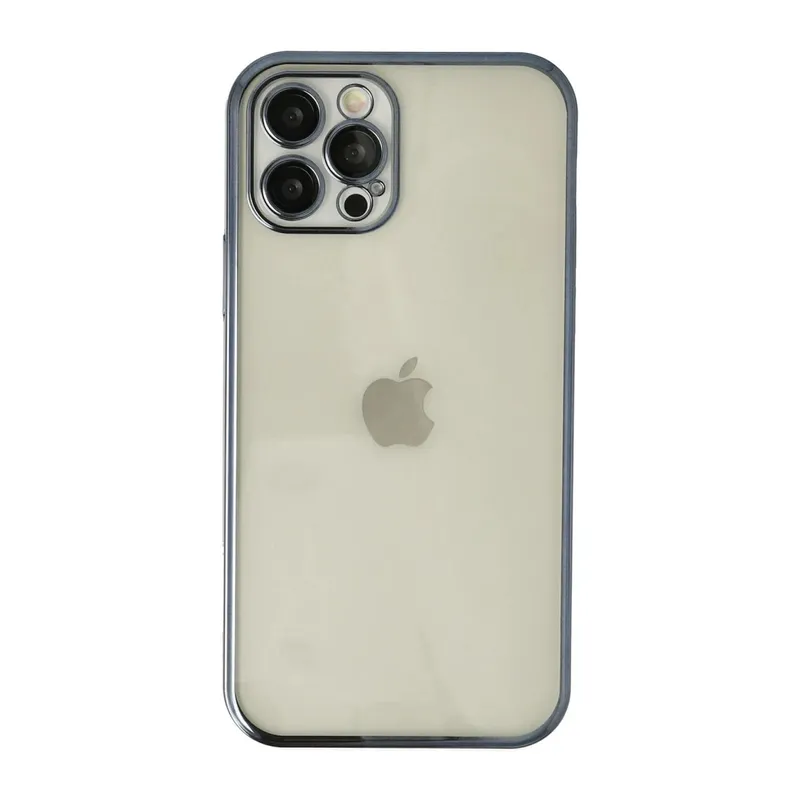 Apple iPhone 12 Pro Kılıf Razer Lensli Silikon - Lacivert