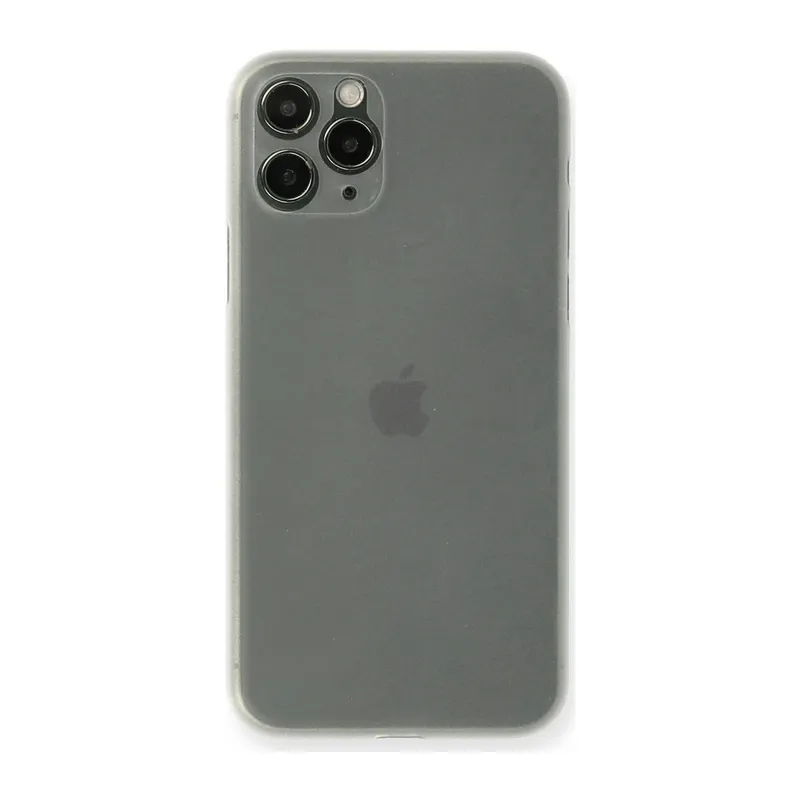 Apple iPhone 11 Pro Max Kılıf PP Ultra İnce Kapak - Beyaz