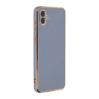 Samsung Galaxy A04 Kılıf Volet Silikon - Mavi