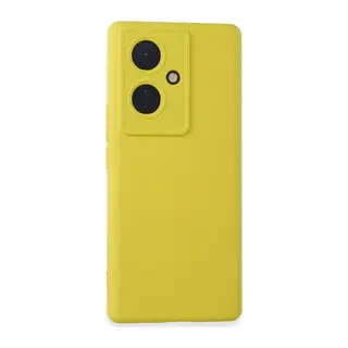 Vivo V29 Lite Kılıf Nano içi Kadife Silikon - Sarı