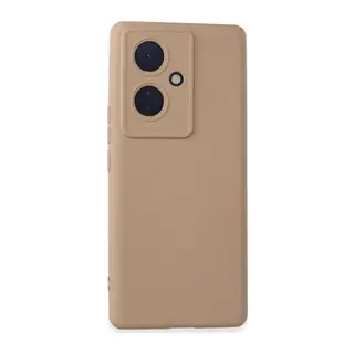 Vivo V29 Lite Kılıf Nano içi Kadife Silikon - Pudra