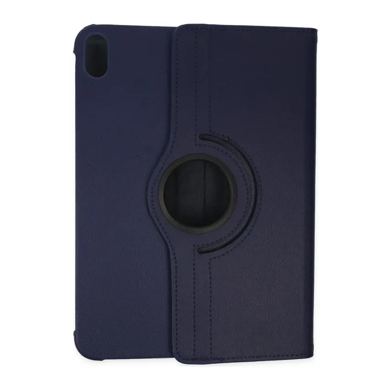 Apple iPad 2025 10.9 10.Nesil (A16) Kılıf 360 Tablet Deri Kılıf - Lacivert