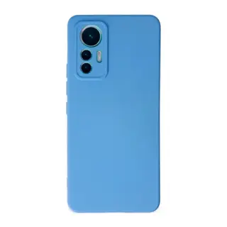 Xiaomi Mi 12 Lite Kılıf Nano içi Kadife Silikon - Mavi