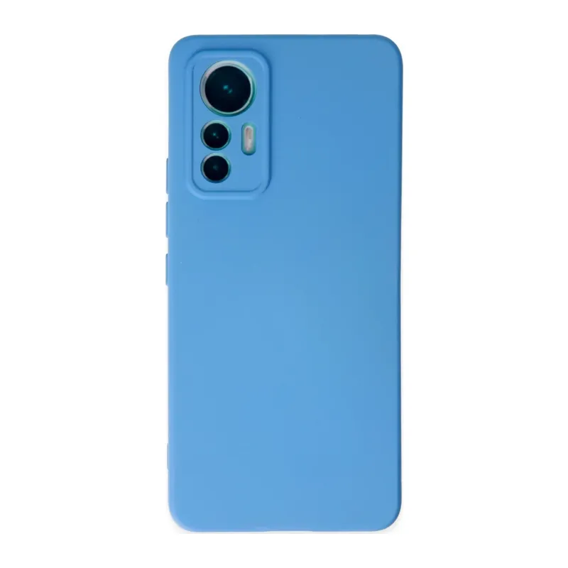 Xiaomi Mi 12 Lite Kılıf Nano içi Kadife Silikon - Mavi