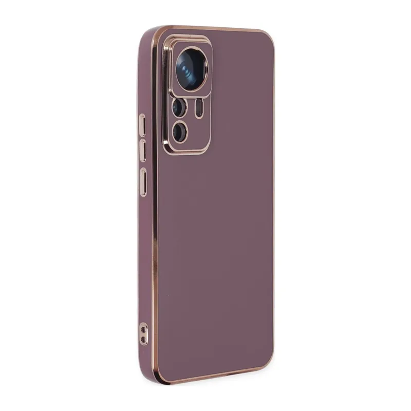 Xiaomi Mi 12T Pro Kılıf Volet Silikon - Mor