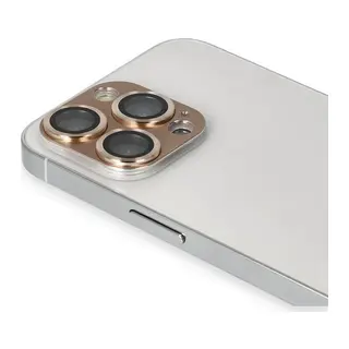 Apple iPhone 13 Pro Max Pers Alüminyum Kamera Lens - Gold