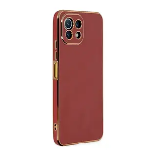Xiaomi Mİ 11 Lite Kılıf Volet Silikon - Kırmızı
