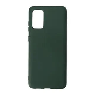 Samsung Galaxy S20 Plus Kılıf Nano içi Kadife Silikon - Koyu Yeşil