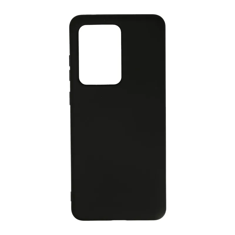 Samsung Galaxy S20 Ultra Kılıf Nano içi Kadife Silikon - Siyah