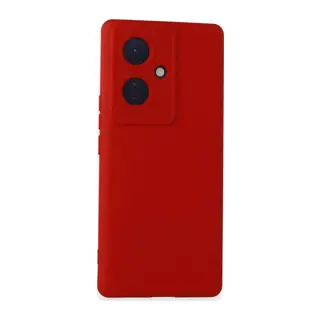 Vivo V29 Lite Kılıf Nano içi Kadife Silikon - Kırmızı
