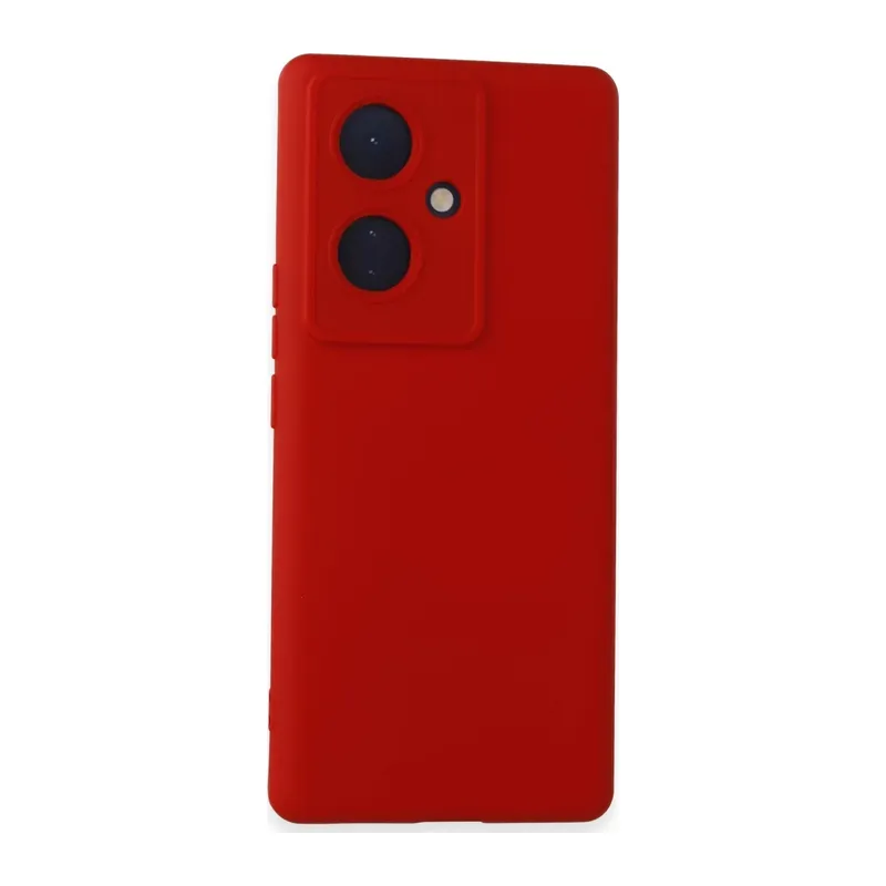 Vivo V29 Lite Kılıf Nano içi Kadife Silikon - Kırmızı