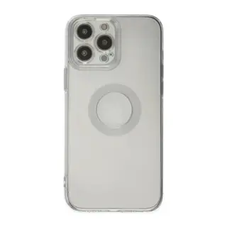 Apple iPhone 14 Pro Max Kılıf Santa Lens Silikon - Şeffaf