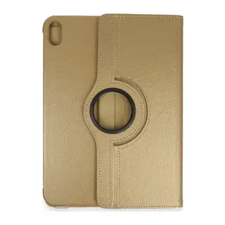 Apple iPad 2025 10.9 10.Nesil (A16) Kılıf 360 Tablet Deri Kılıf - Gold