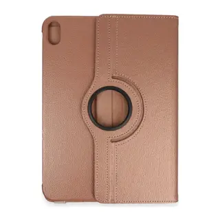 Apple iPad 2025 10.9 10.Nesil (A16) Kılıf 360 Tablet Deri Kılıf - Rose Gold