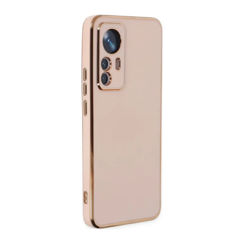 Xiaomi Mi 12T Pro Kılıf Volet Silikon - Pembe