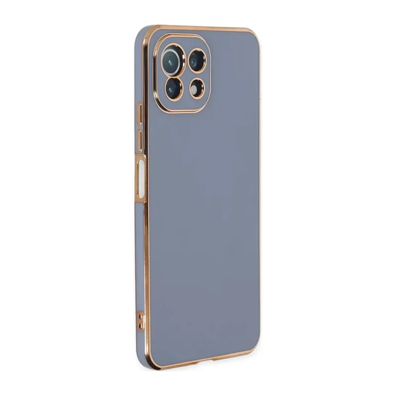 Xiaomi Mİ 11 Lite Kılıf Volet Silikon - Mavi