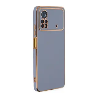 Xiaomi Poco X4 Pro 5G Kılıf Volet Silikon - Mavi