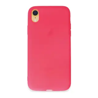 Apple iPhone XR Kılıf First Silikon - Pembe