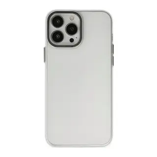 Apple iPhone 13 Pro Max Kılıf Modos Metal Kapak - Şeffaf