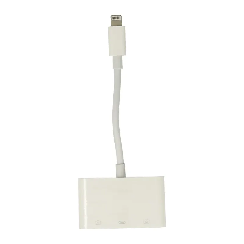 APR23 Iphone Otg 3in1 - Beyaz
